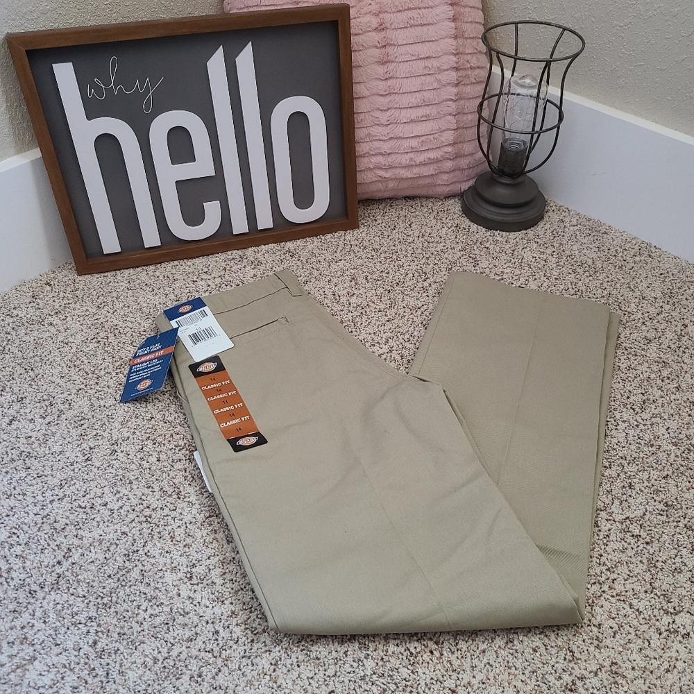 Dickies kids Tan Size 14 Classic Fit Pants